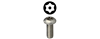 T8321TB - #8-32 X 1'' Star Pin Buh Tamperproof Machine Screw - LH Dottie