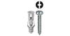 TG8KTP - #8 Grey Triple-Grip Anchor Kit - LH Dottie