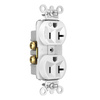 TR5362CHW - Plug Load Recp 20A 125V Half CTRL WH - Pass & Seymour/Legrand