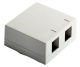 WP3502WH - Two Port Surface MNT Box WH (M10) - Legrand-On-Q