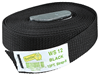 WS12 - 12' Black Nylon Web Strap - LH Dottie