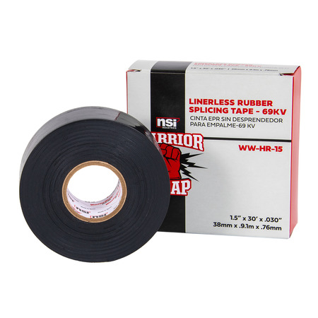 WWHR15 - High Volt Rubberless Tape 30 FTX 1.5 In - Nsi