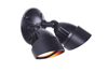 Z422MNLED - 25W 30K Led Black Outdoor Double Head Flood - Craftmade
